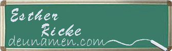Esther Ricke Visitenkarte